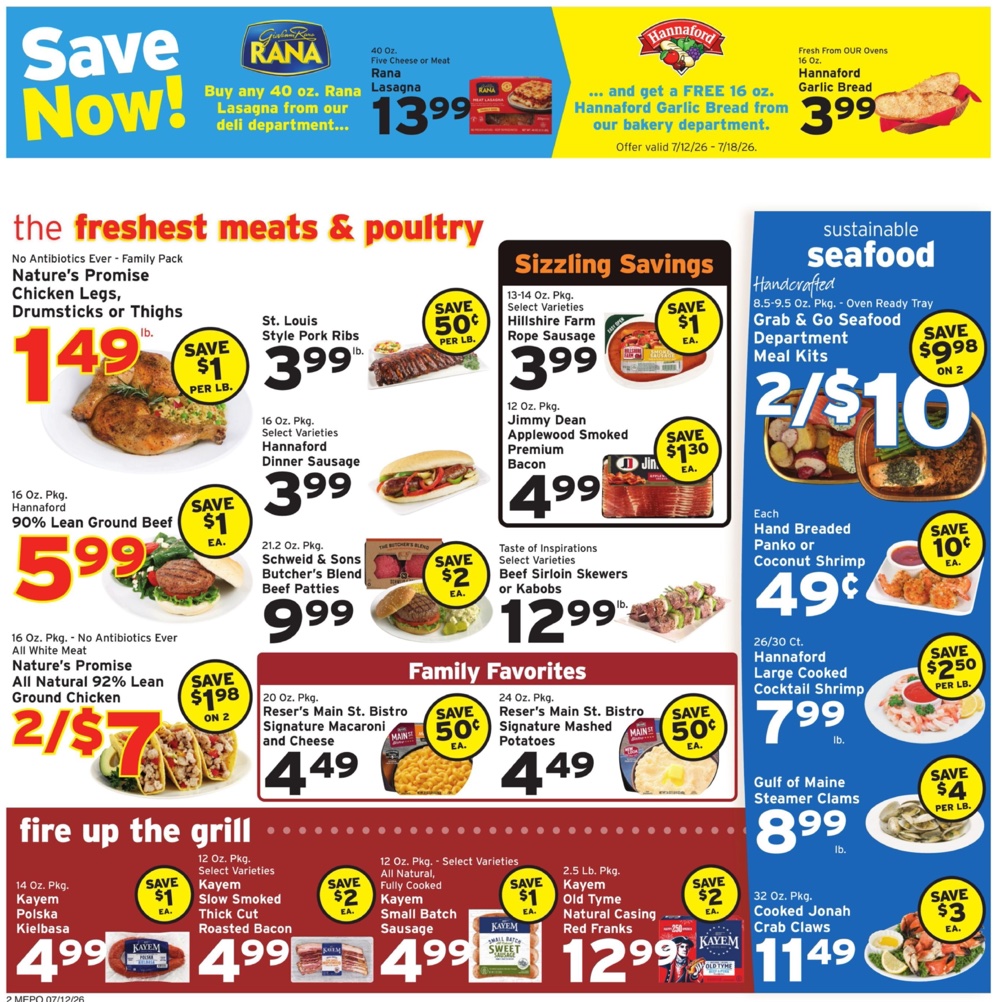 Hannaford Weekly Ad July 12 - 18, 2026 - Image 2 July 12 - 18