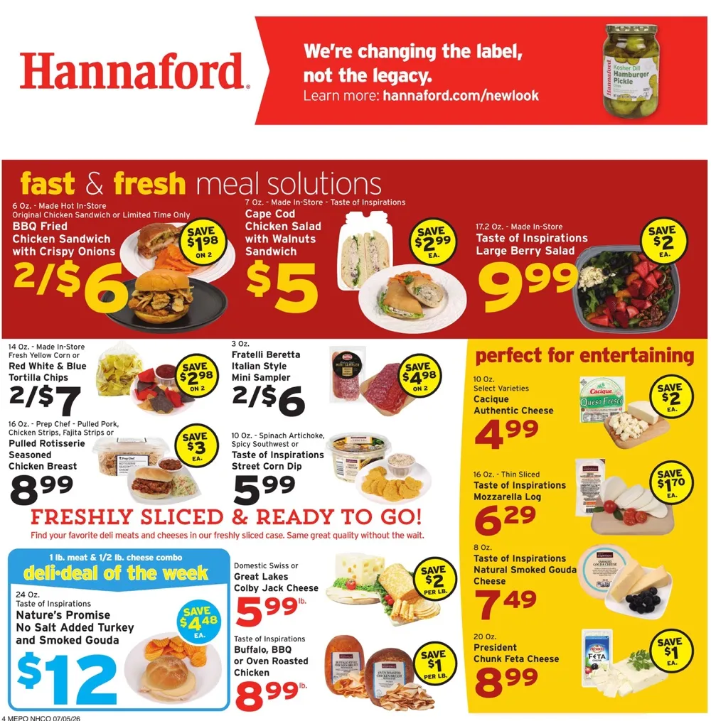 Hannaford Weekly Ad July 12 - 18, 2026 - Image 2 July 5 - 11