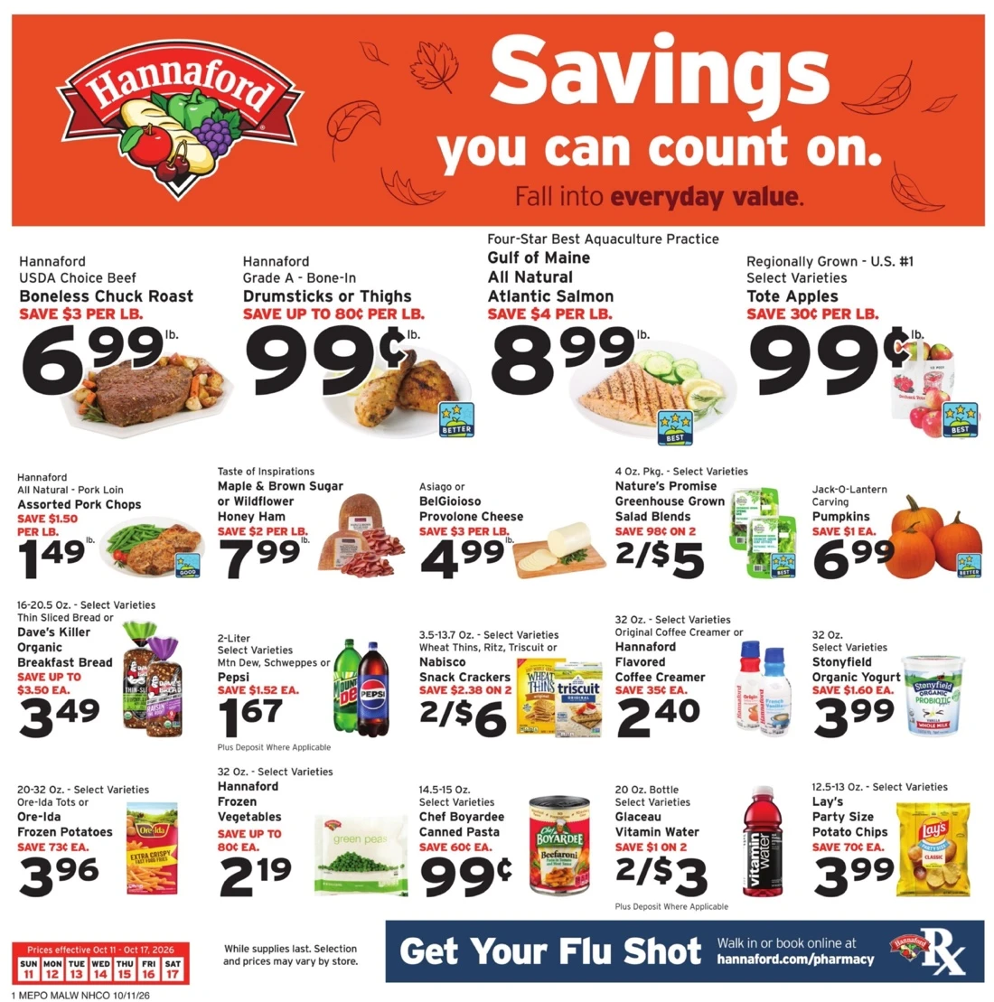 Hannaford Weekly Ad (Oct 11 – 17, 2026) Preview - Image 1 Oct 11 - 17
