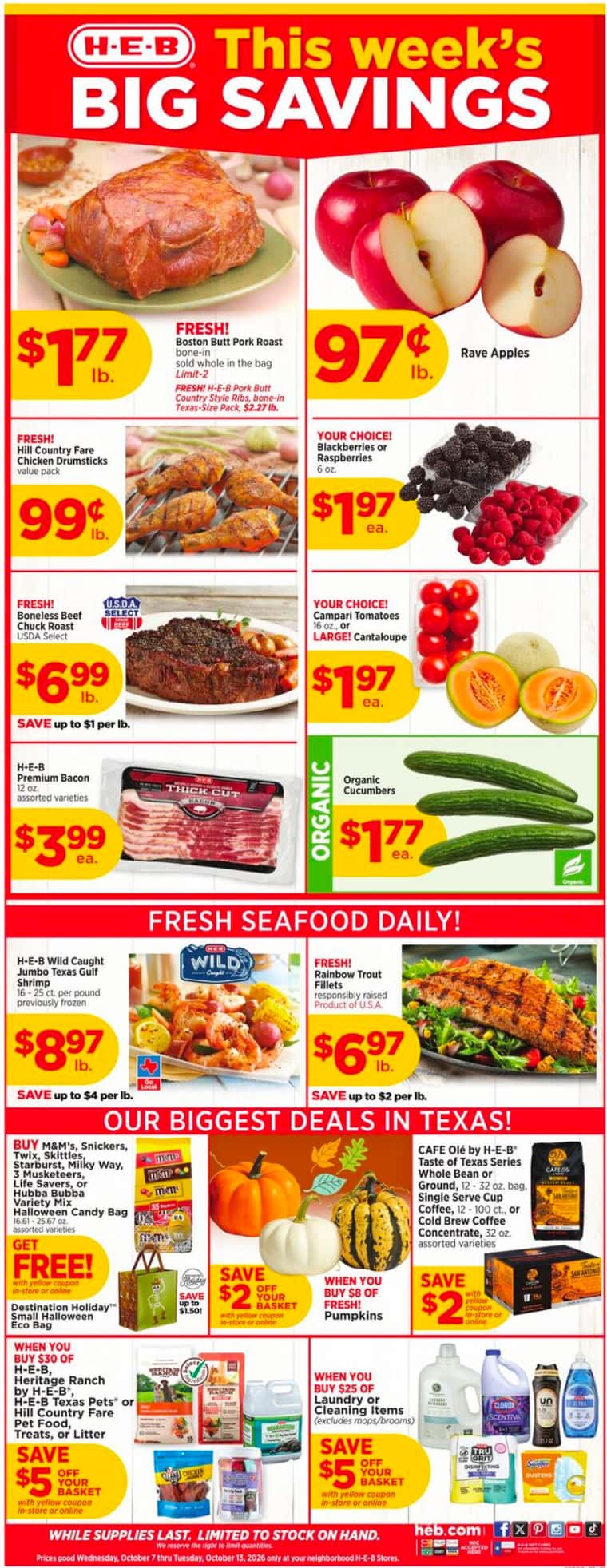 Heb Weekly Ad (October 14 - 20, 2026) Early Preview - Image 1 Oct 7 - 13