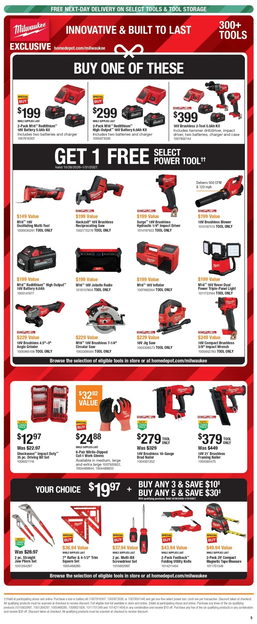 Nov 5 - 25 (Early Black Friday)