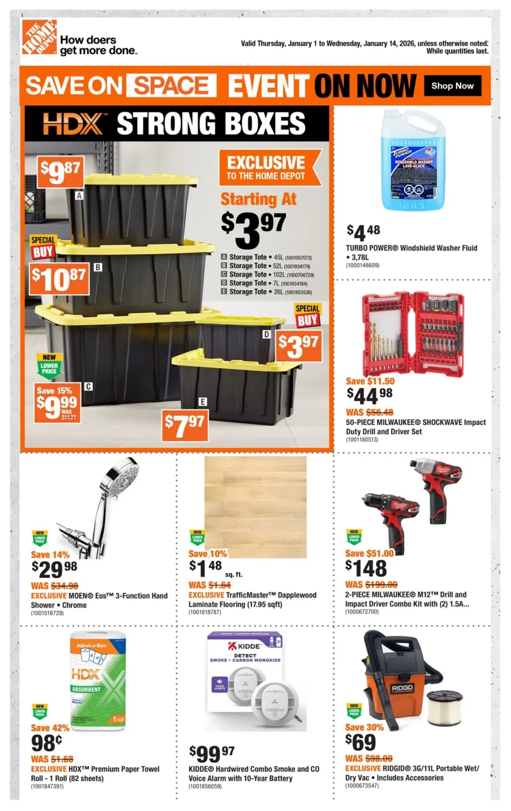 home depot flyer 1 14 1