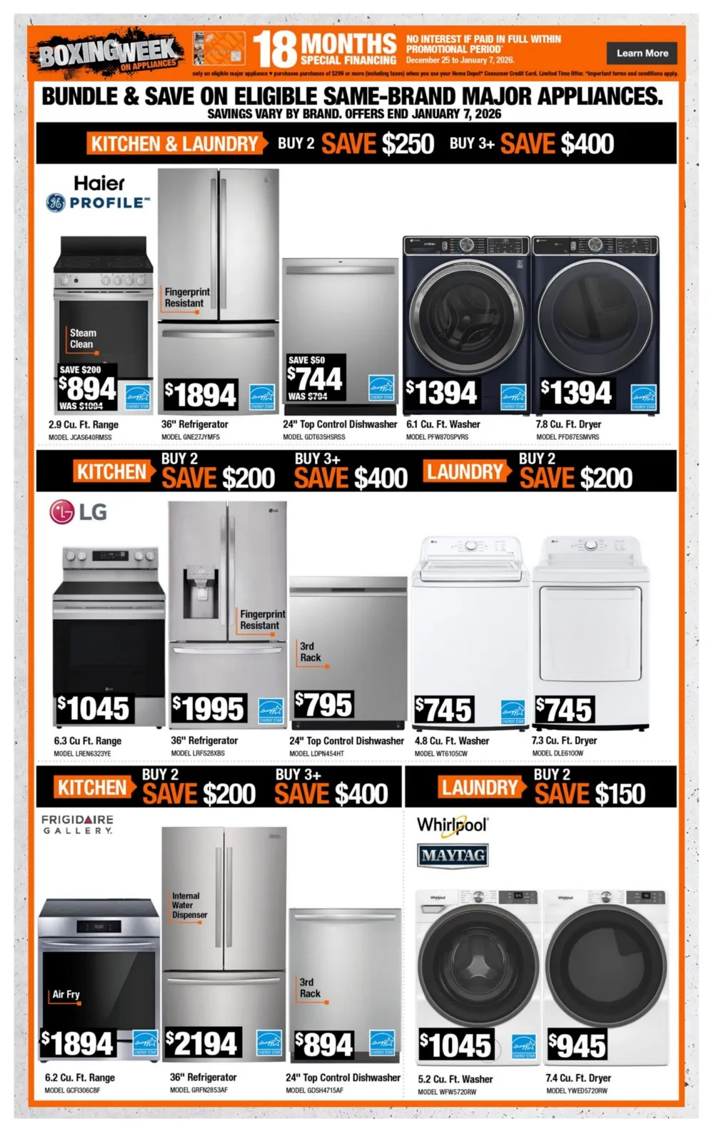 home depot flyer 1 14 4