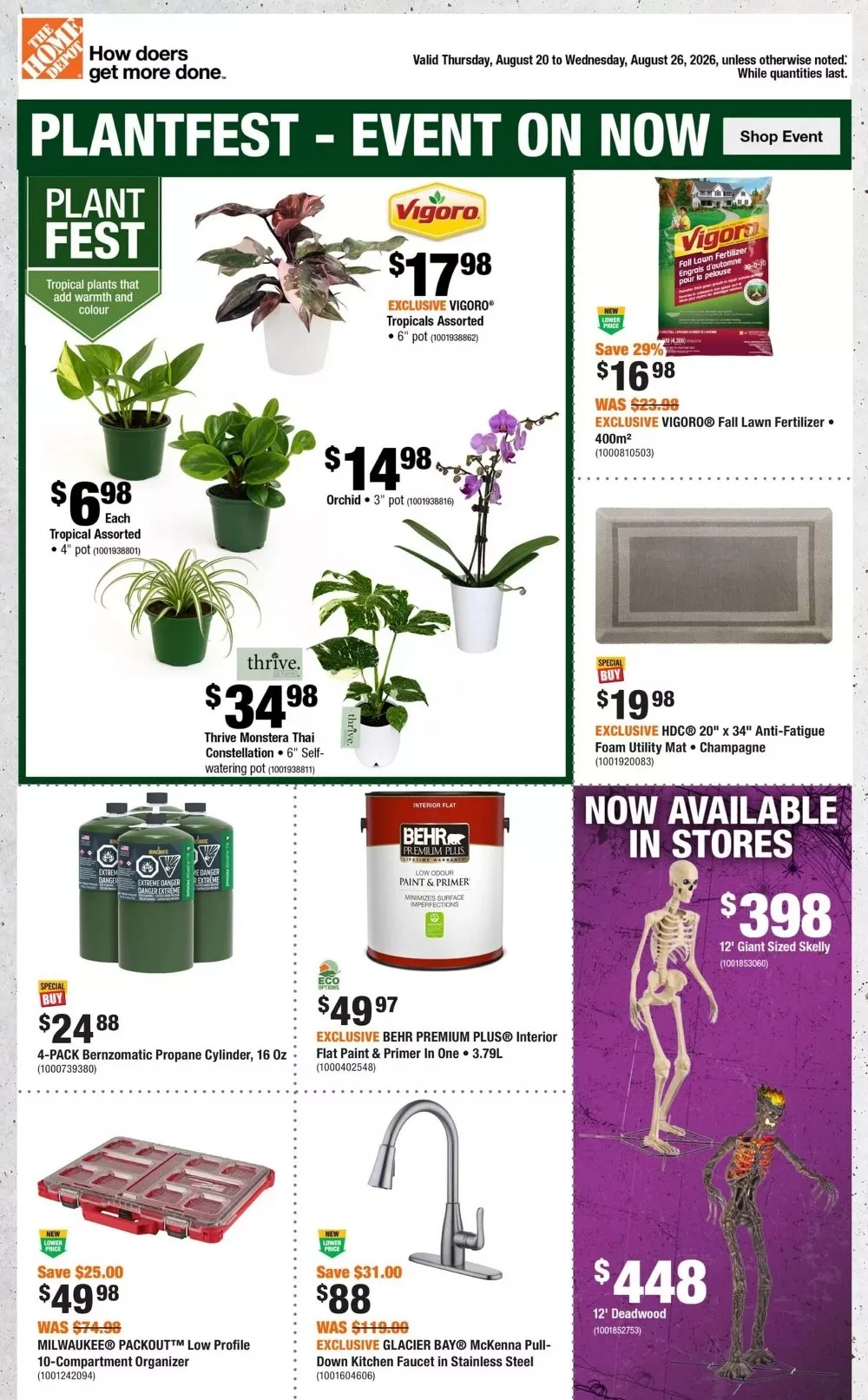 Home Depot Flyer August 27 - September 2, 2026 - Image 1 August 20 - 26