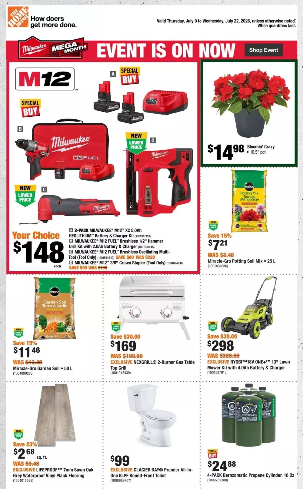 Home Depot Flyer July 16 - 22, 2026 - Image 1 July 16 - 22