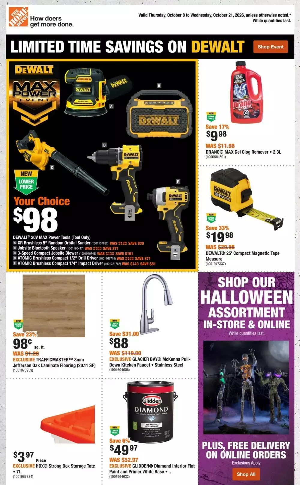 Home Depot Flyer (October 15 - 21, 2026) Preview - Image 1 Oct 14 - 21