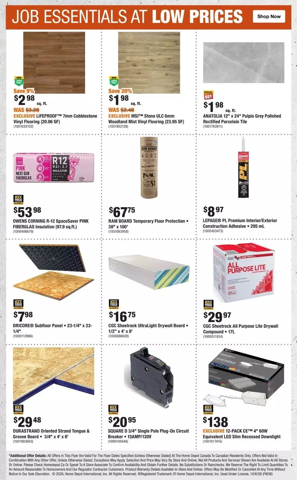 Home Depot Flyer (October 15 - 21, 2026) Preview - Image 2 Oct 14 - 21