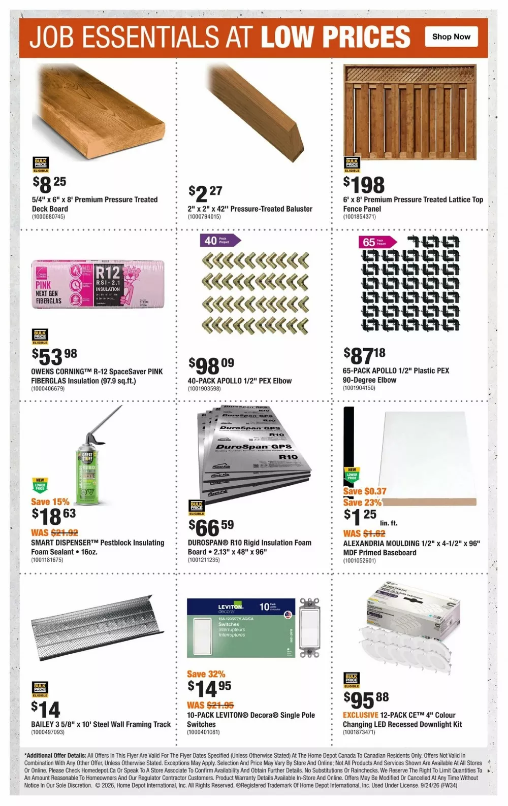 Home Depot Flyer (October 15 - 21, 2026) Preview - Image 2 Sept. 24 - Oct. 7