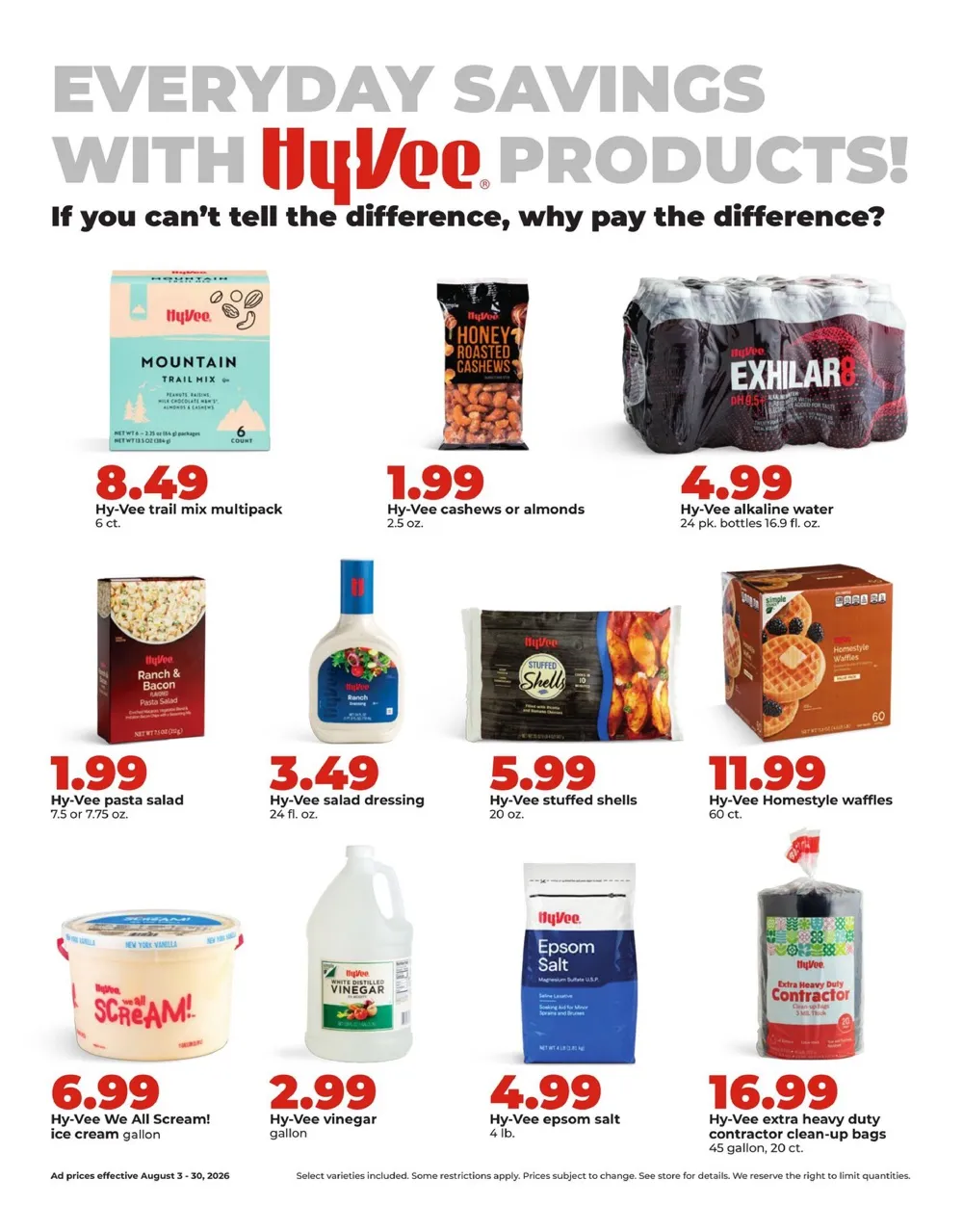 Hy Vee Weekly Ad August 17 - 23, 2026 - Image 1 August 2026