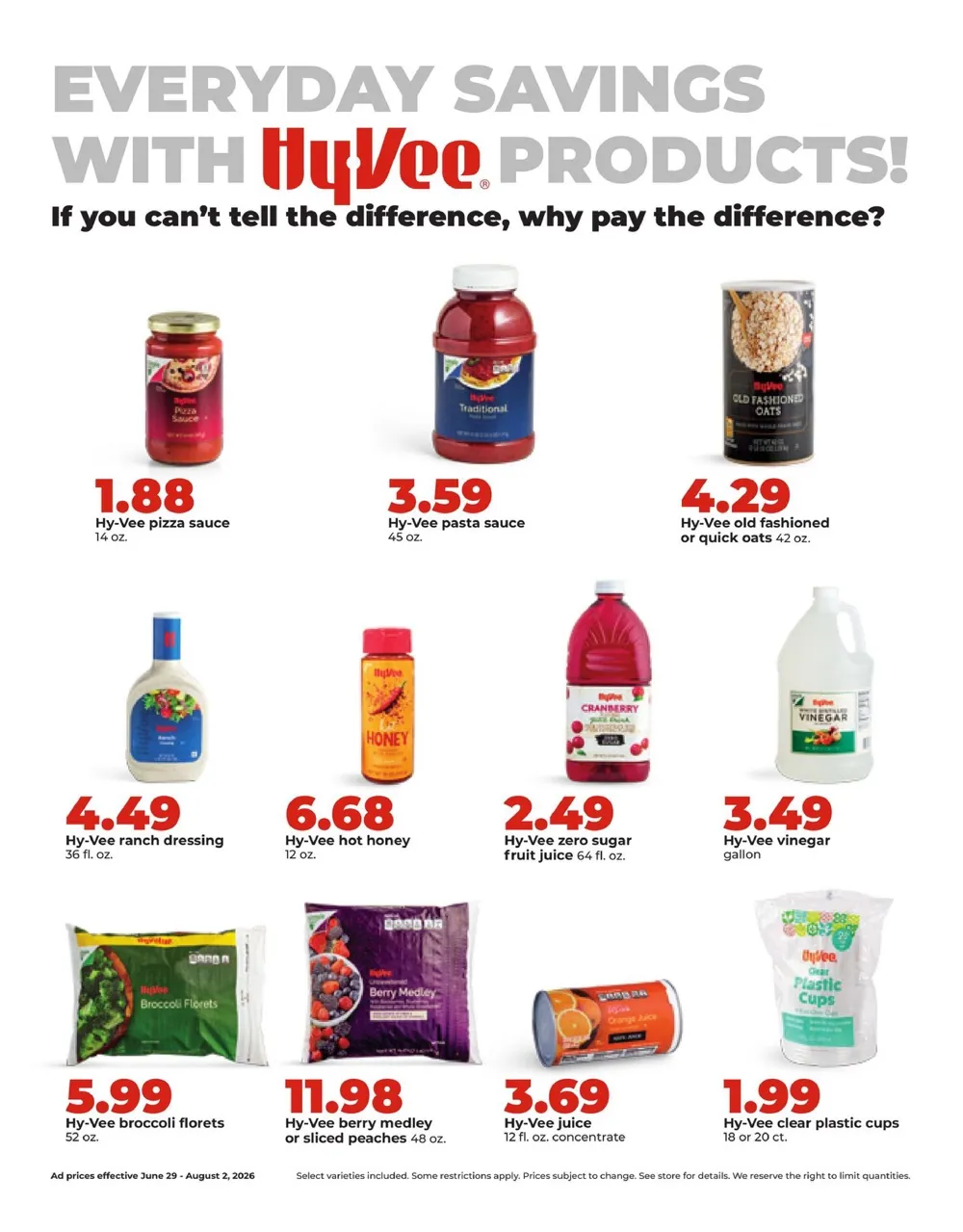 Hy Vee Weekly Ad July 6 - 12, 2026 - Image 4 July 2026