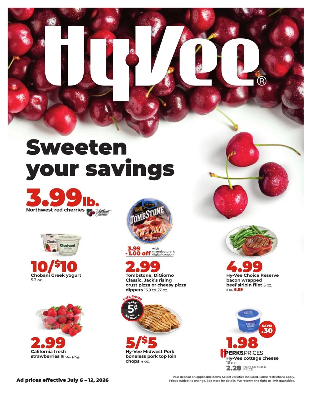 Hy Vee Weekly Ad July 6 - 12, 2026 - Image 1 July 6 - 12