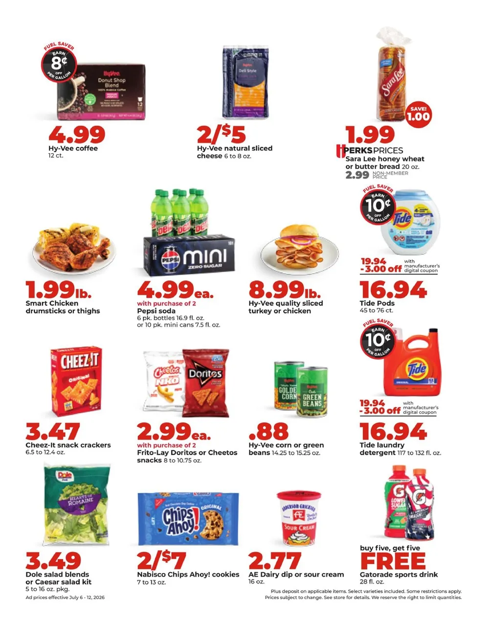 Hy Vee Weekly Ad July 6 - 12, 2026 - Image 2 July 6 - 12
