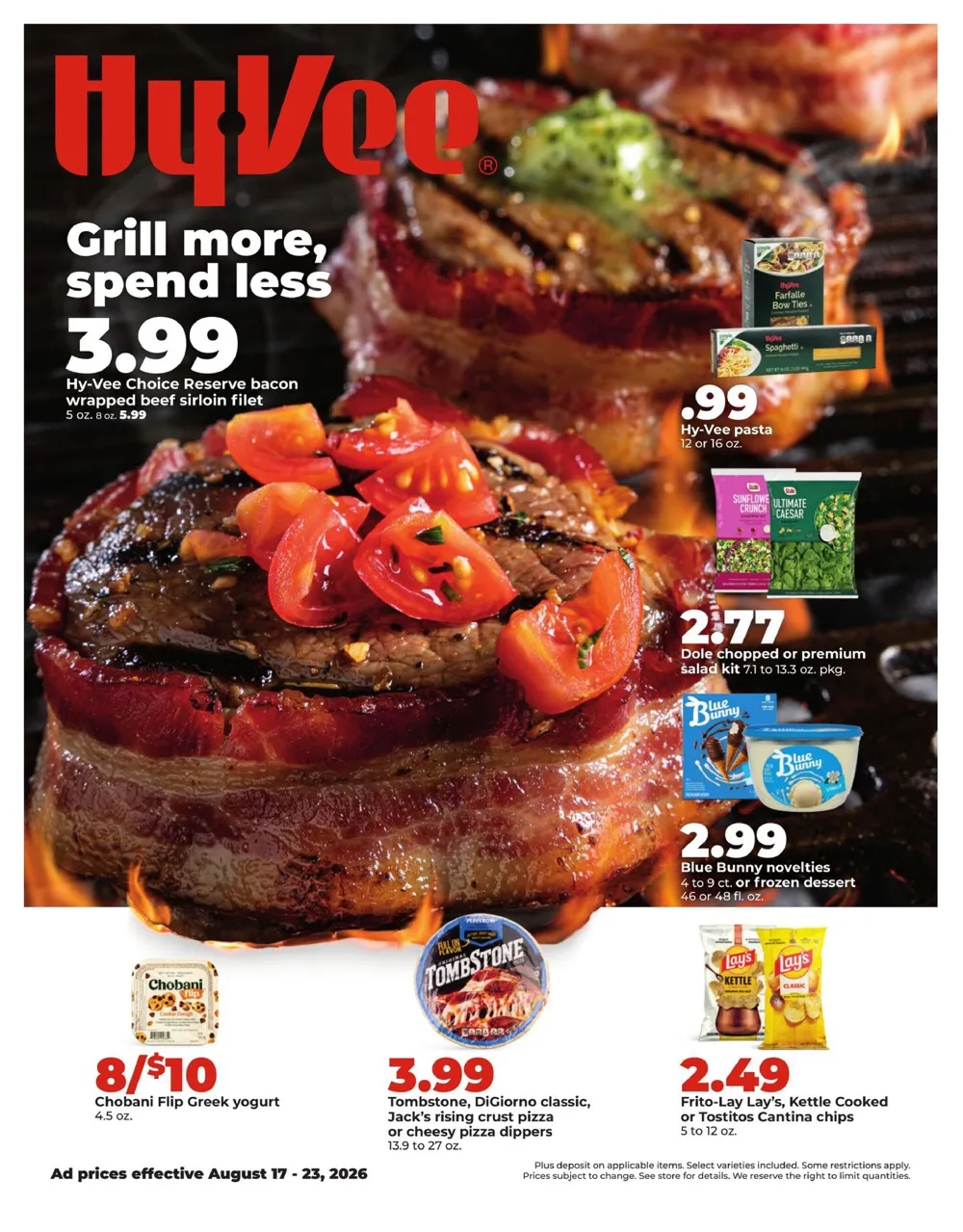 Hy Vee Weekly Ad August 17 - 23, 2026 - Image 1 August 17 - 23