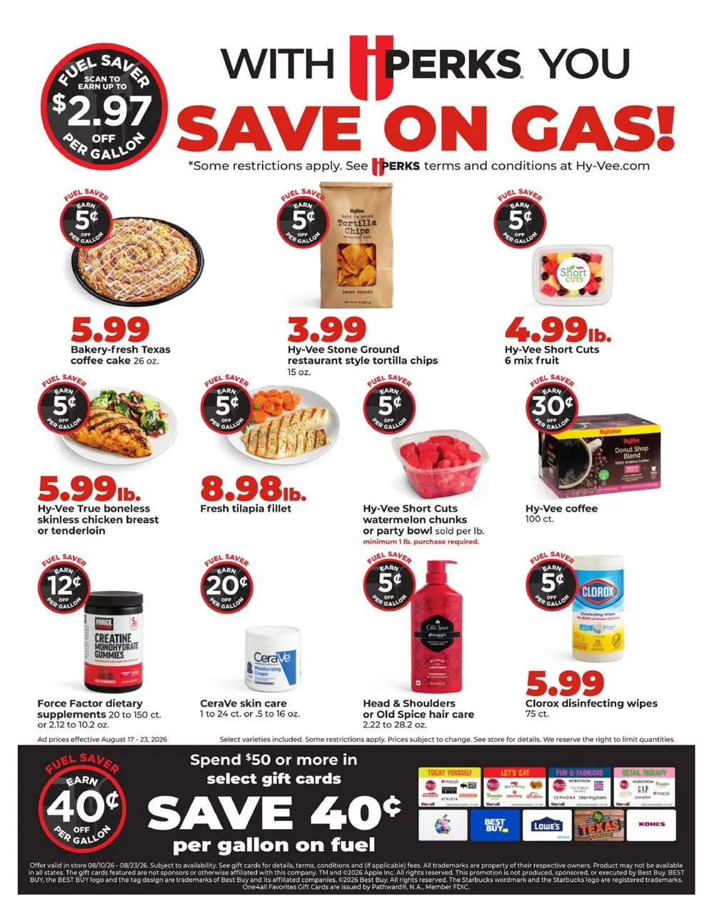 Hy Vee Weekly Ad August 17 - 23, 2026 - Image 3 August 17 - 23