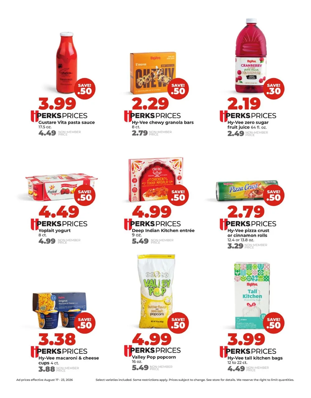 Hy Vee Weekly Ad August 17 - 23, 2026 - Image 1 August 17 - 23