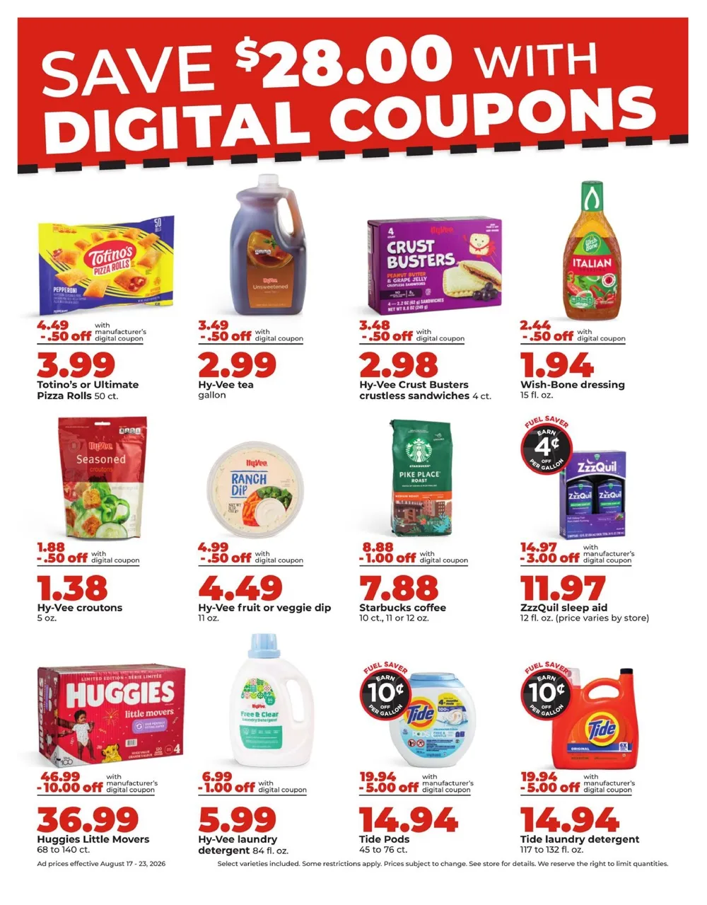 Hy Vee Weekly Ad August 17 - 23, 2026 - Image 2 August 17 - 23