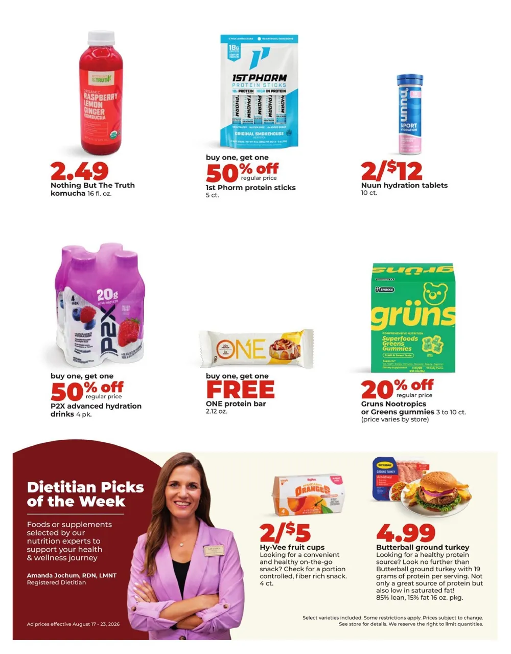 Hy Vee Weekly Ad August 17 - 23, 2026 - Image 1 August 17 - 23
