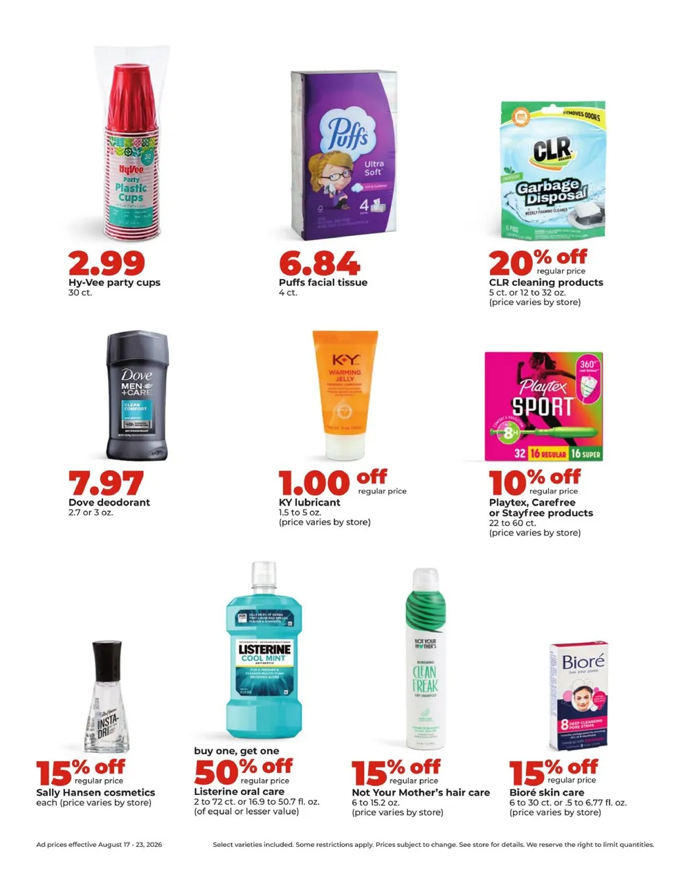 Hy Vee Weekly Ad August 17 - 23, 2026 - Image 2 August 17 - 23