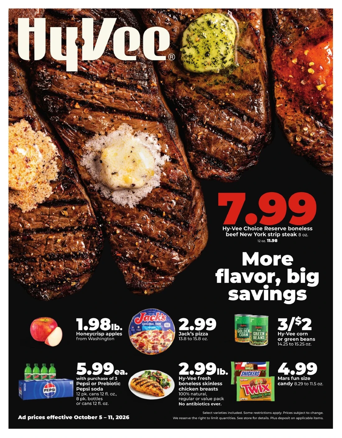 Hy Vee Weekly Ad October 5 – 11, 2026 - Image 1 October 5 - 11