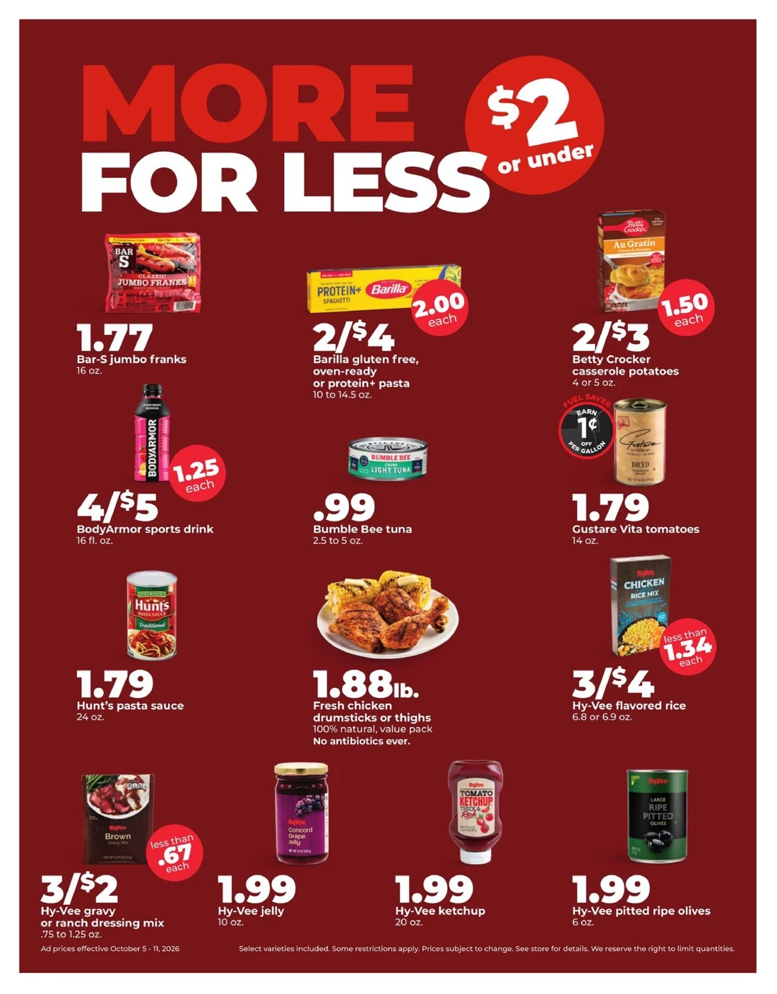 Hy Vee Weekly Ad October 5 – 11, 2026 - Image 1 October 5 - 11