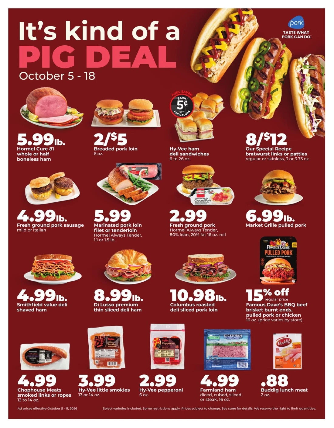 Hy Vee Weekly Ad October 5 – 11, 2026 - Image 3 October 5 - 11