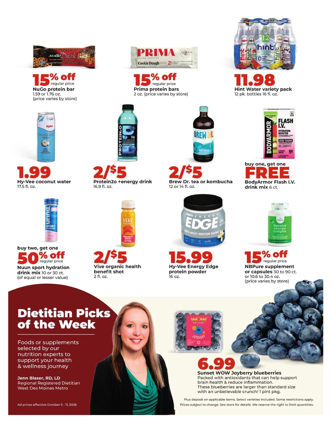 Hy Vee Weekly Ad October 5 – 11, 2026 - Image 1 October 5 - 11