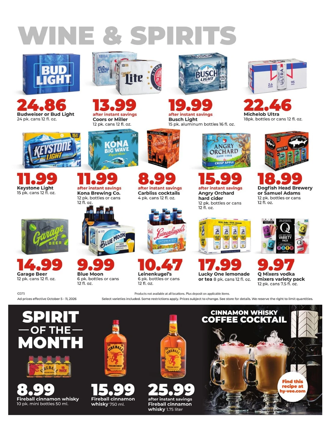 Hy Vee Weekly Ad October 5 – 11, 2026 - Image 4 October 5 - 11