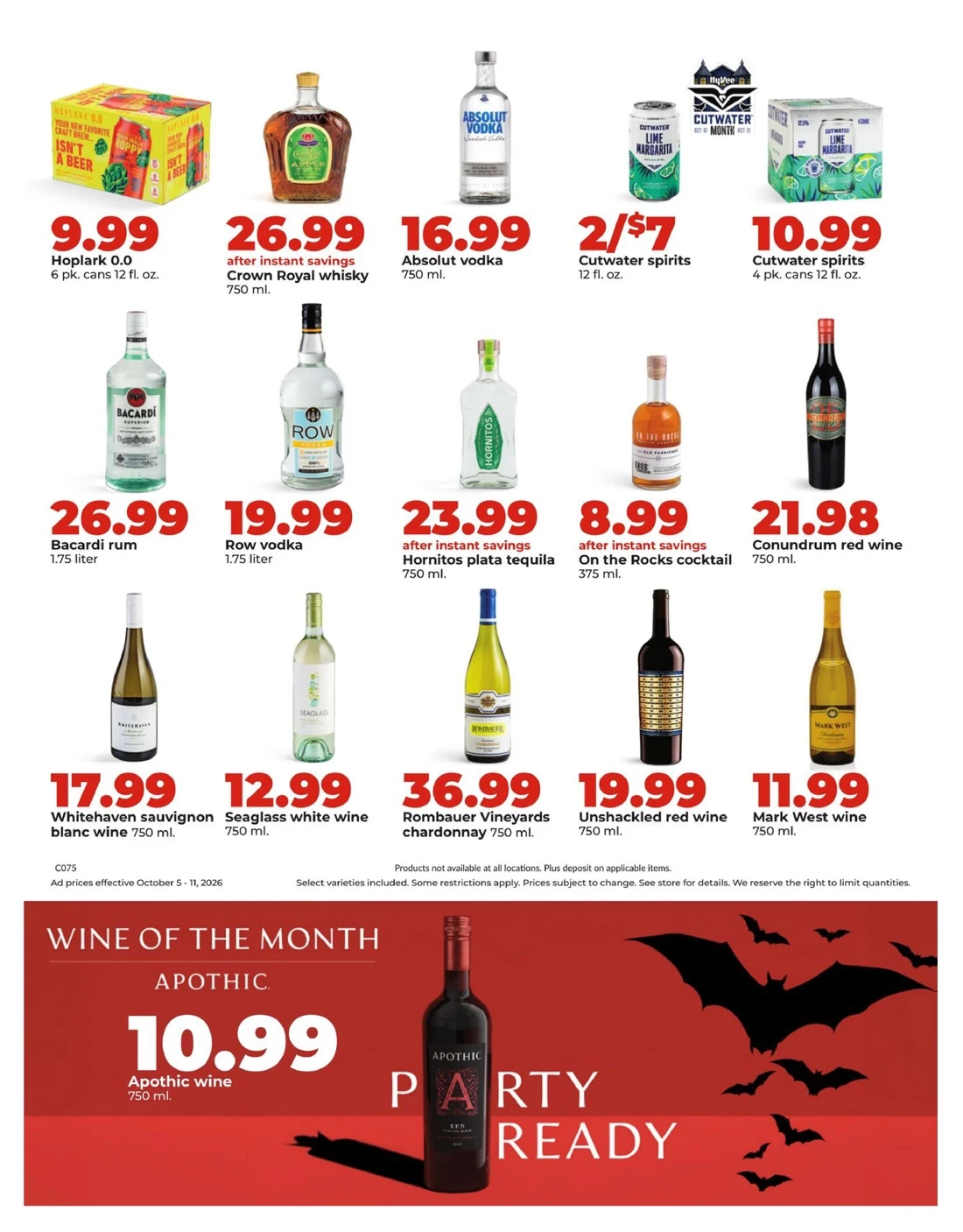 Hy Vee Weekly Ad October 5 – 11, 2026 - Image 1 October 5 - 11