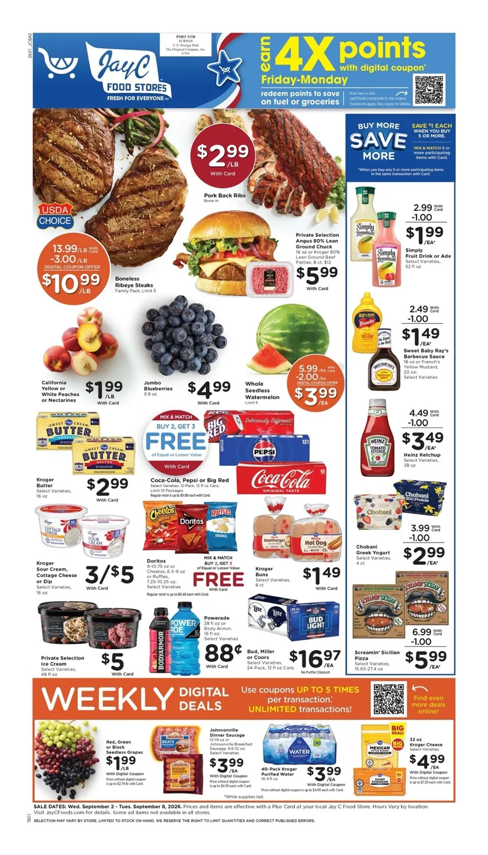 Jay C Weekly Ad September 2 - 8, 2026 - Image 1 September 2 - 8