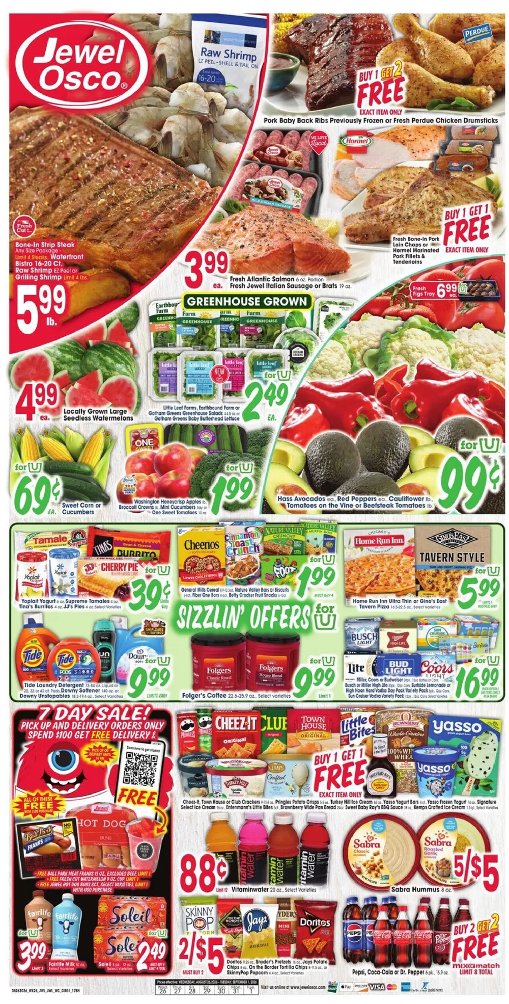 Jewel Osco Weekly Ad August 26 - September 1, 2026 - Image 1 August 26 - September 1