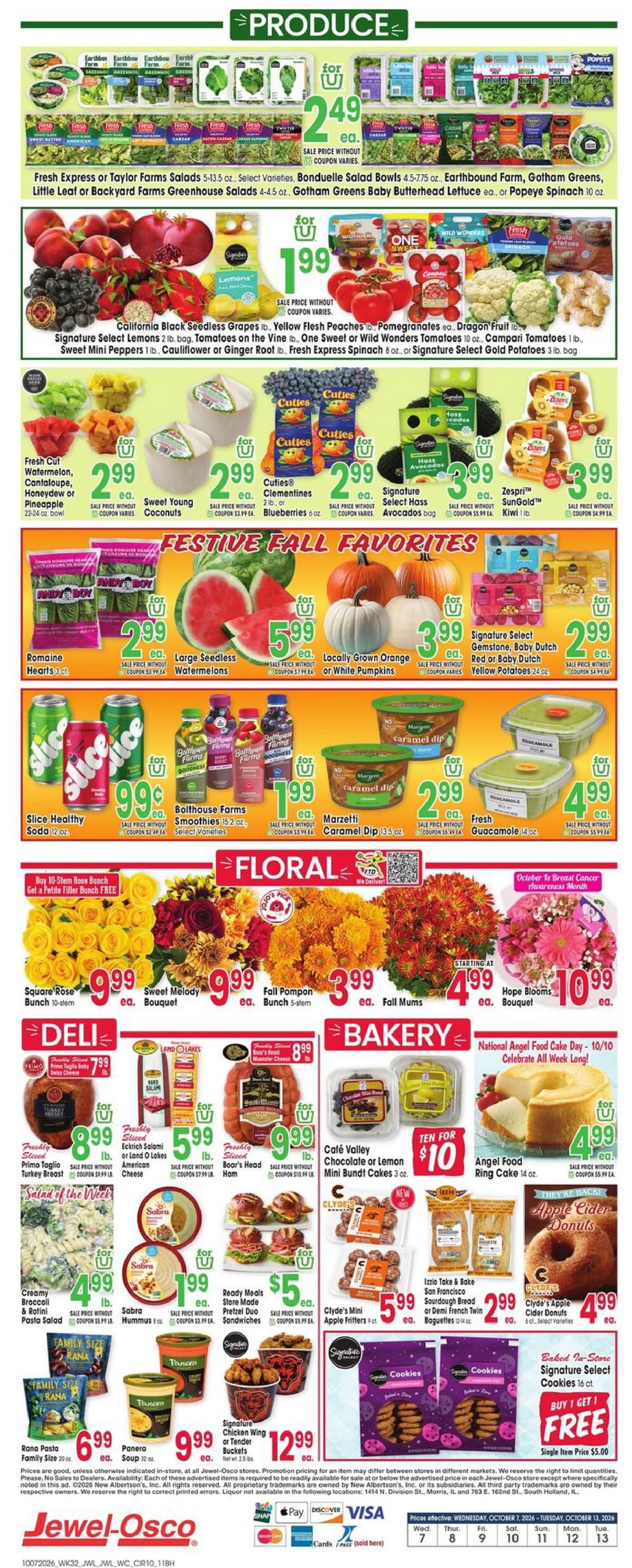 Jewel Osco Weekly Ad (Oct 14 - 20, 2026) Early Preview - Image 2 Oct 7 - 13