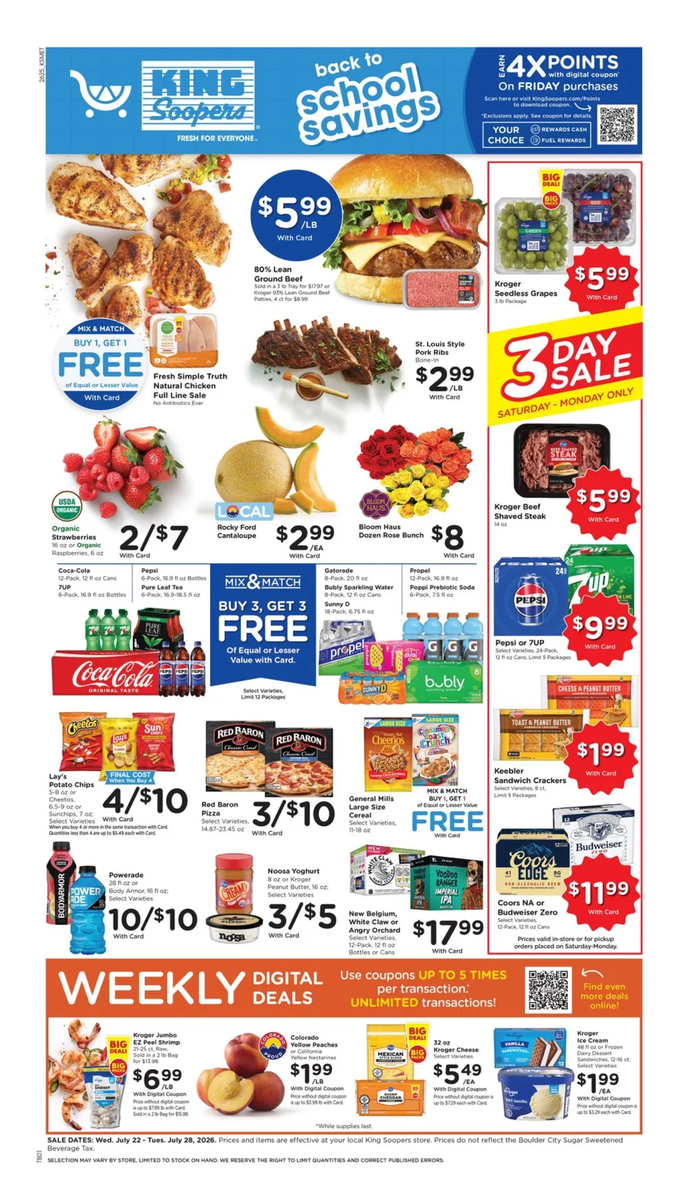 King Soopers Weekly Ad July 22 - 28, 2026 - Image 1 July 22 - 28