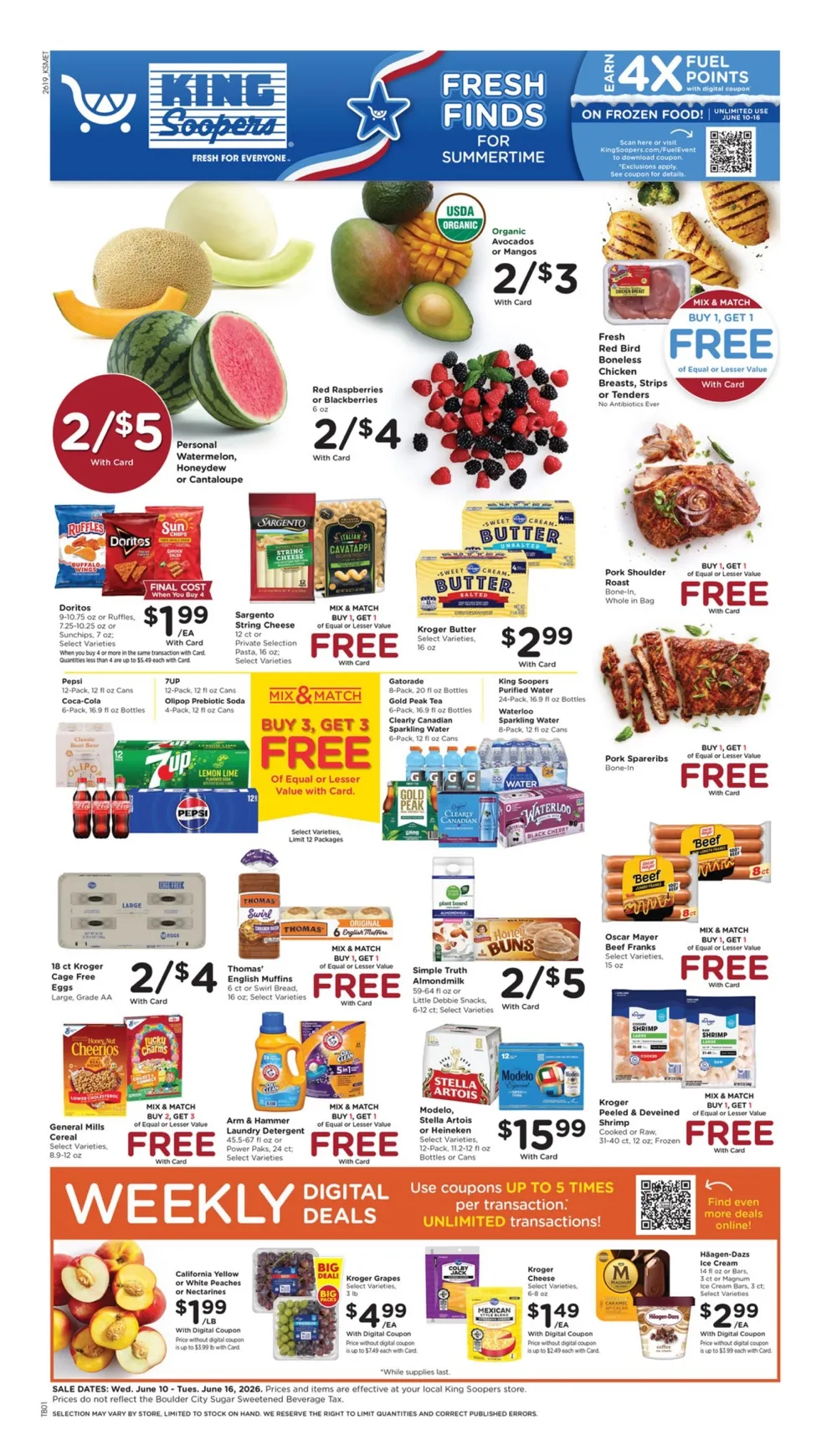 King Soopers Weekly Ad June 10 – 16, 2026 - Image 1 June 10 – 16