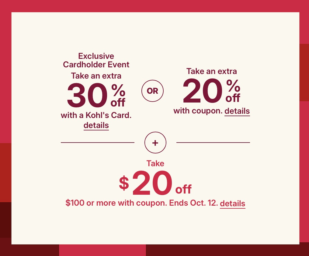 Kohl’s Weekly Ad Oct 9 - 18, 2026 - Image 1 Oct 9 - 18