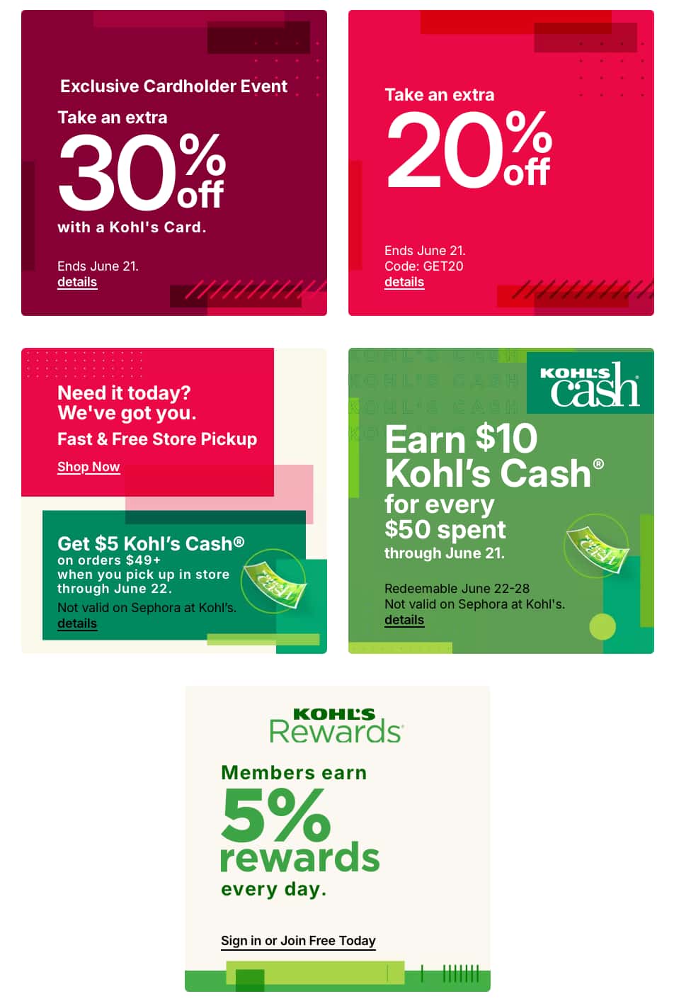 Kohl’s Weekly Ad June 11 To 21, 2026 - Image 2 June 11 - 21