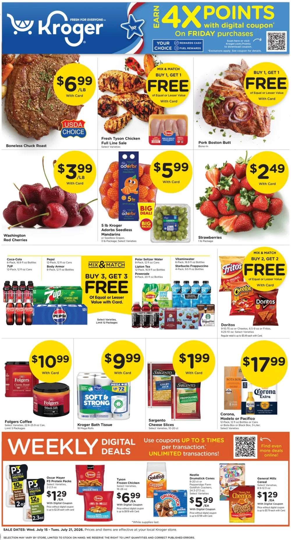 Kroger Weekly Ad July 15 – 21, 2026 - Image 1 June 15 - 21