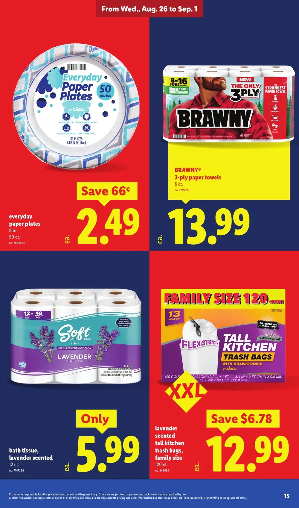 Lidl Weekly Ad Deals August 26 – September 1, 2026 - Image 1 August 26 - September 1