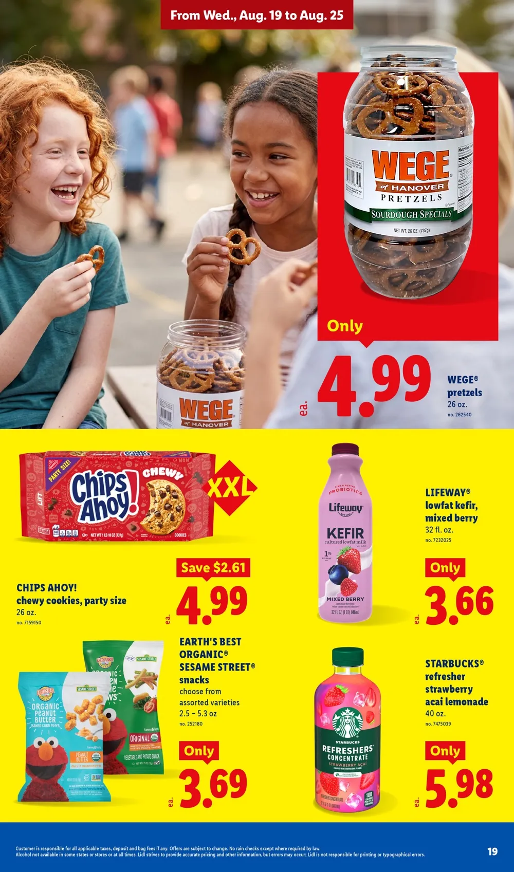 Lidl Weekly Ad Deals August 26 – September 1, 2026 - Image 1 August 19 - 25