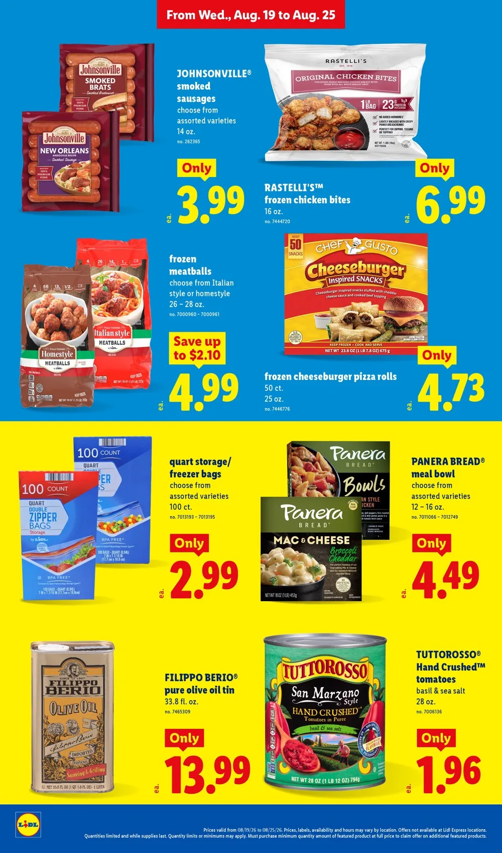 Lidl Weekly Ad Deals August 26 – September 1, 2026 - Image 2 August 19 - 25
