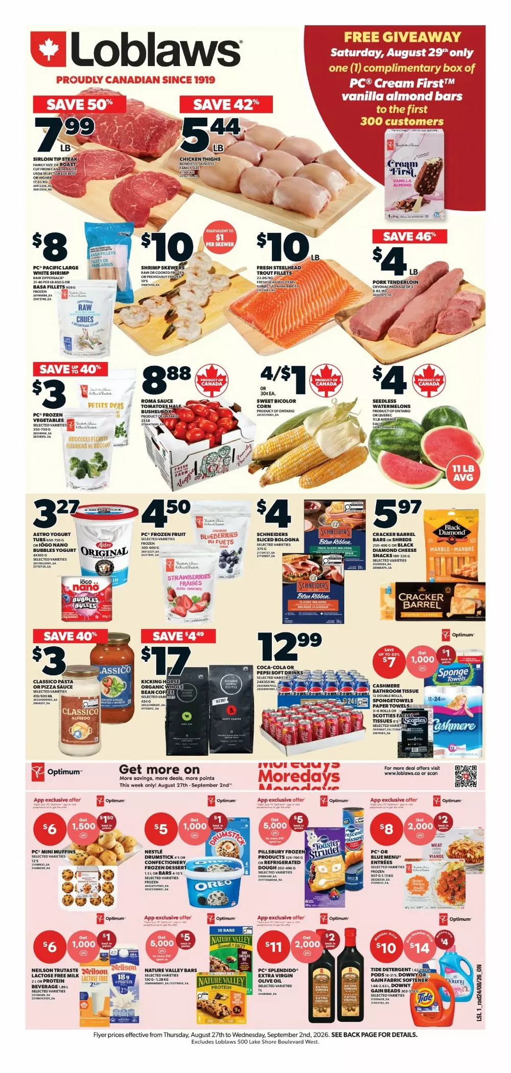 Loblaws Flyer August 27 - September 2, 2026 - Image 1 August 27 - September 2