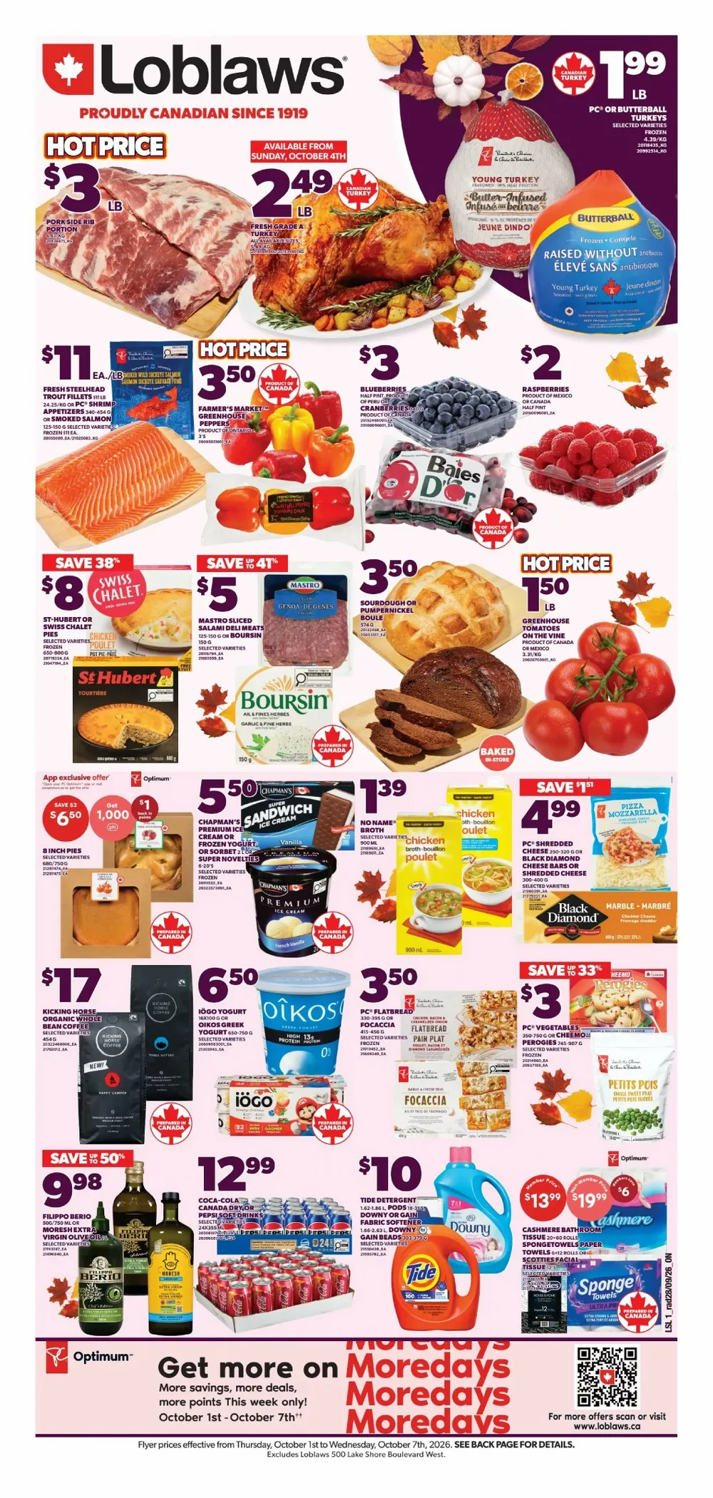Loblaws Upcoming Flyer (Oct 15 - 21, 2026) Preview - Image 1 October 1 - 7