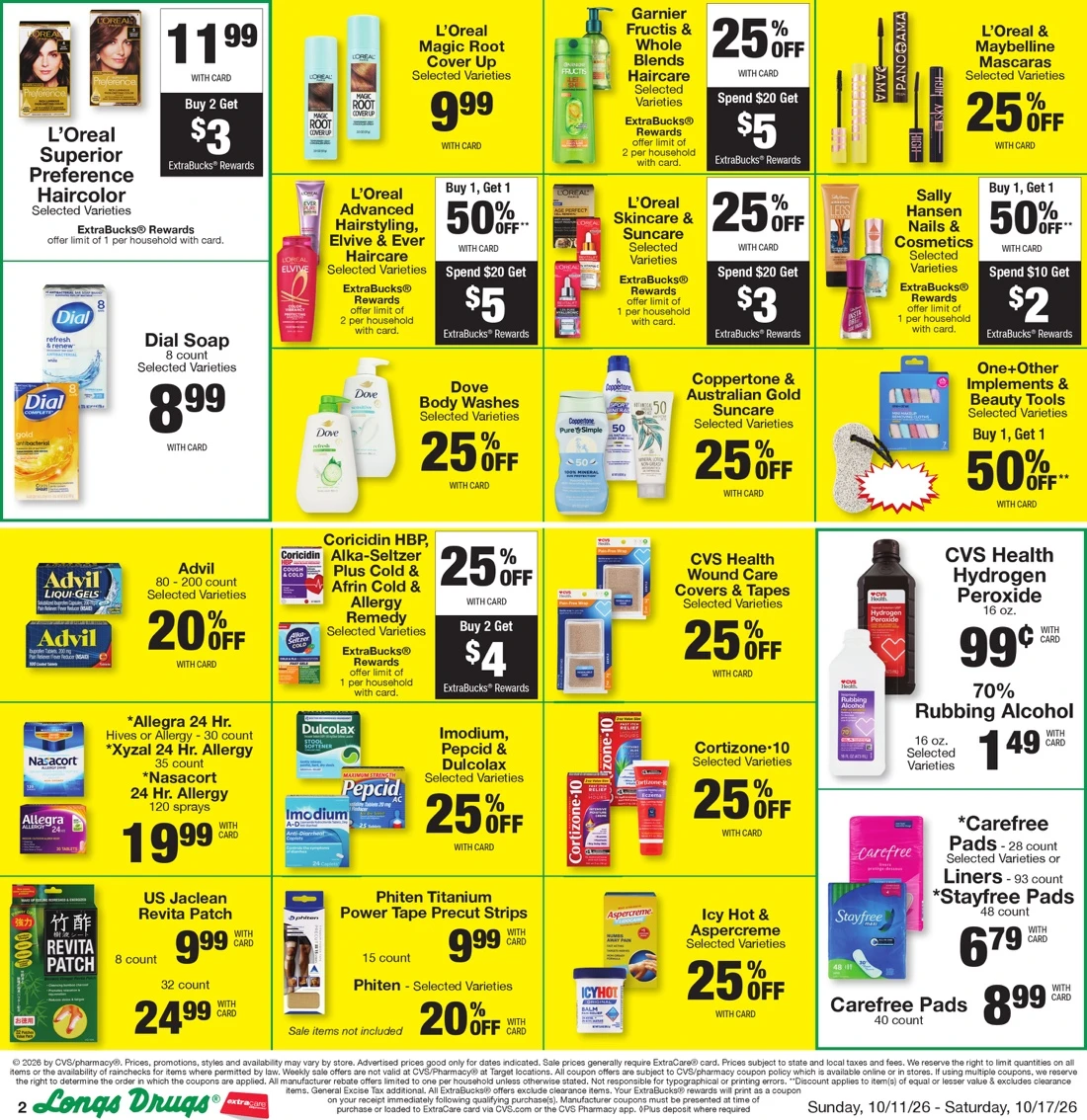 Longs Weekly Ad (October 11 – 17, 2026) Sneak Peek - Image 2 Oct. 11 - 17 (Big Island &Amp; Kauai &Amp; Maui)