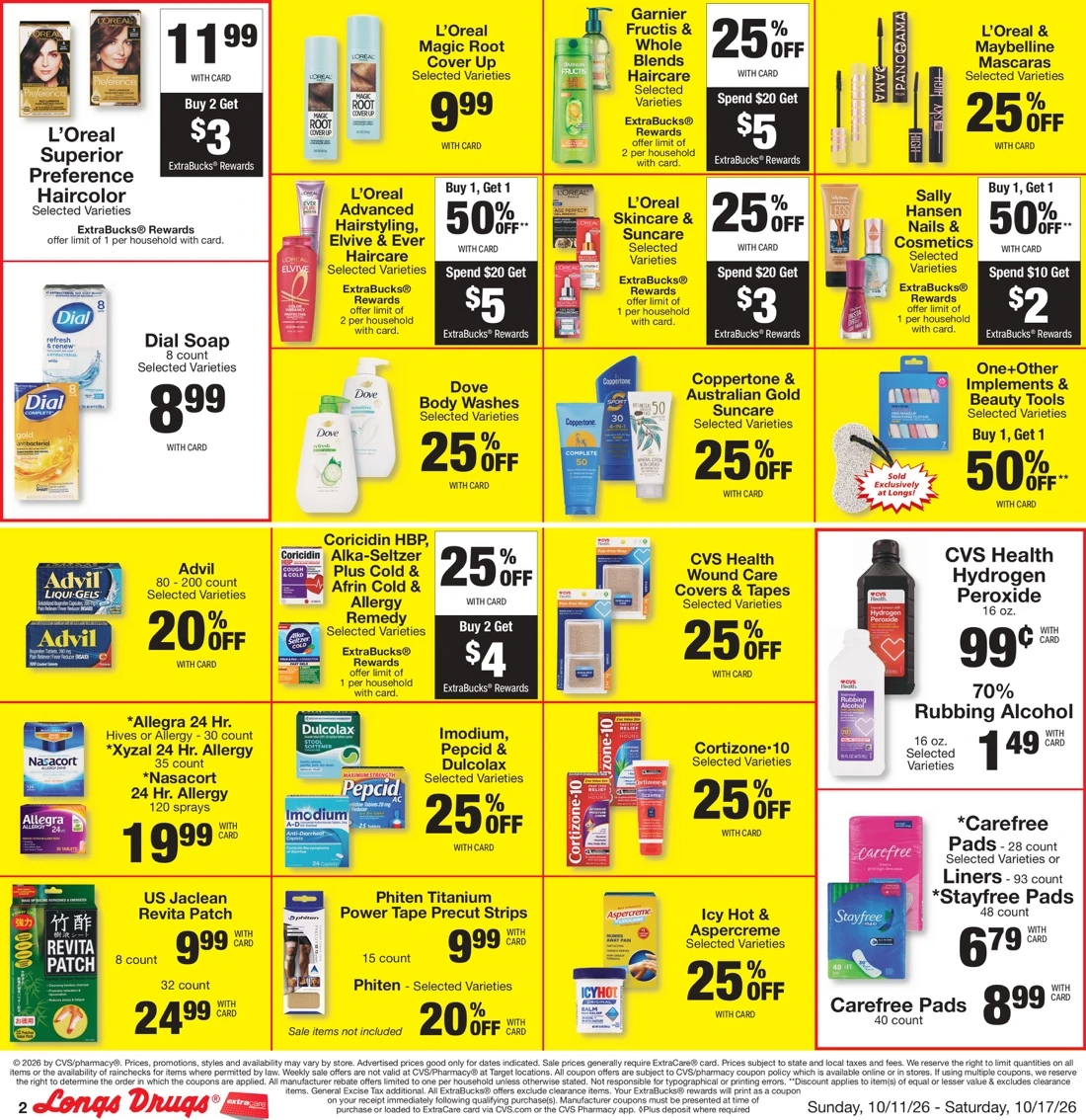 Longs Weekly Ad (October 11 – 17, 2026) Sneak Peek - Image 2 Oct. 11 - 17 (Oahu)