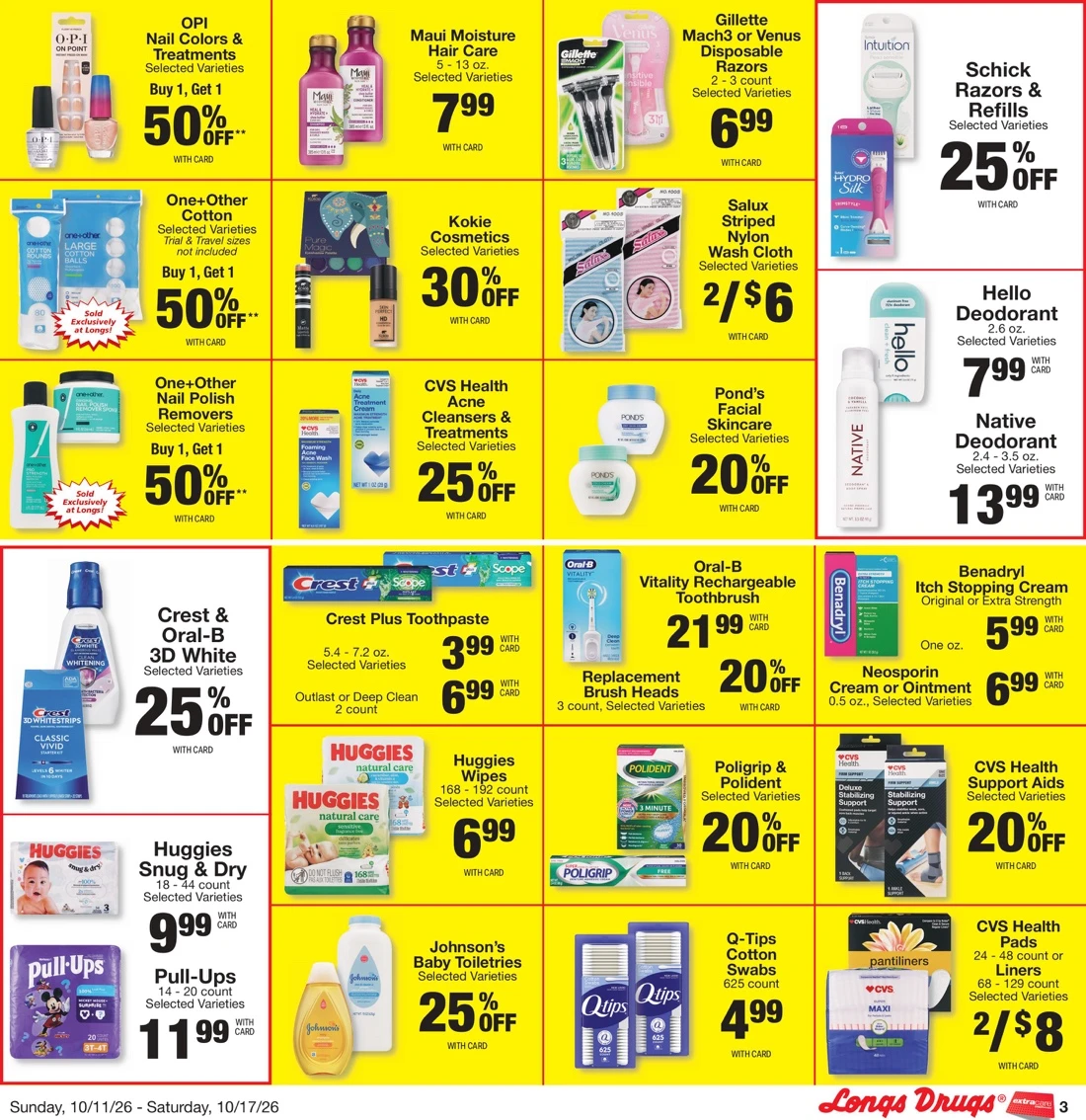 Longs Weekly Ad (October 11 – 17, 2026) Sneak Peek - Image 1 Oct. 11 - 17 (Oahu)