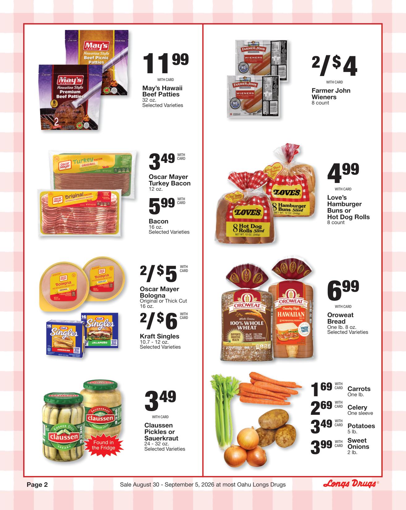 Longs Weekly Ad August 30 - September 5, 2026 - Image 2 Aug 30 - Sep 5