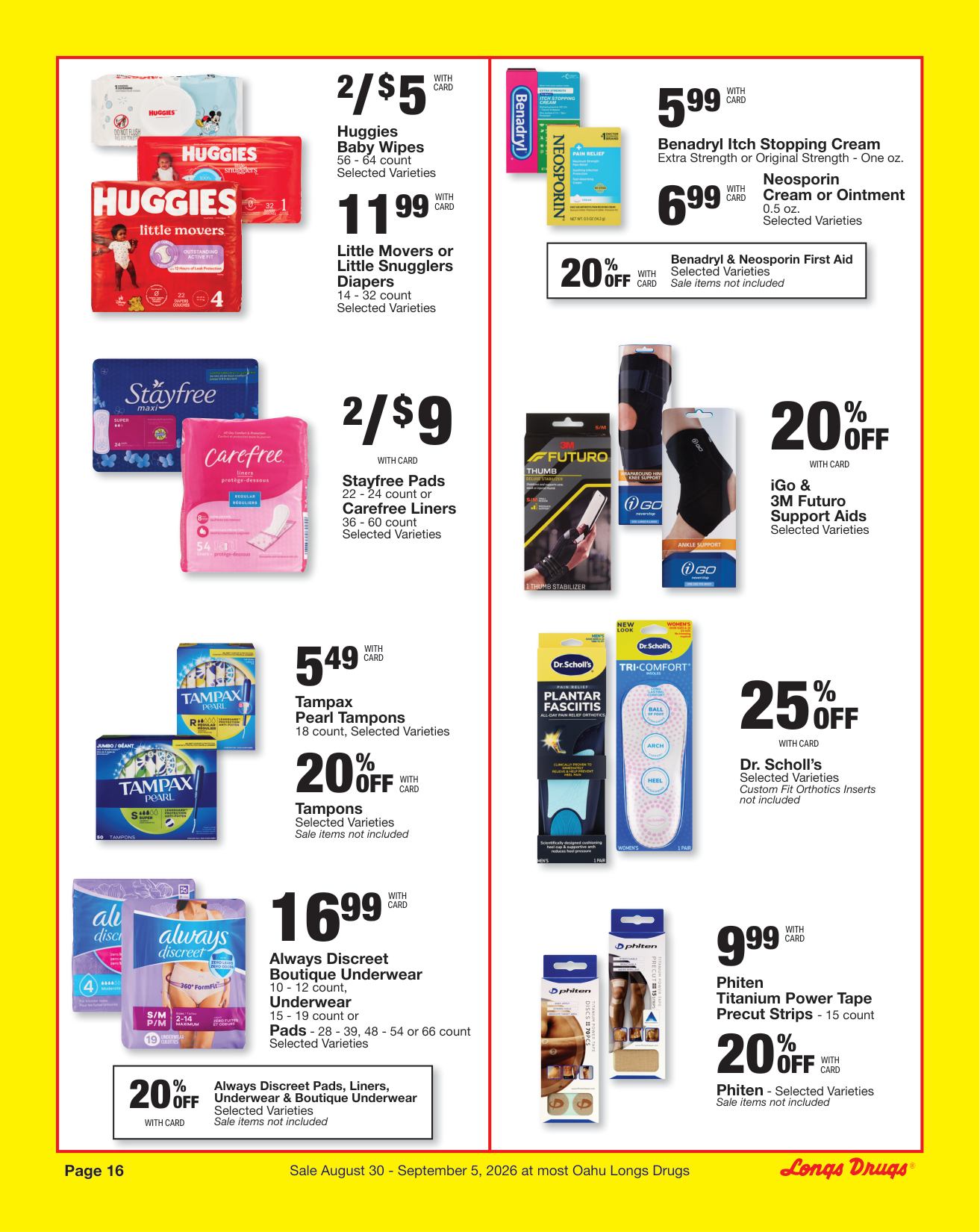 Longs Weekly Ad August 30 - September 5, 2026 - Image 2 Aug 30 - Sep 5