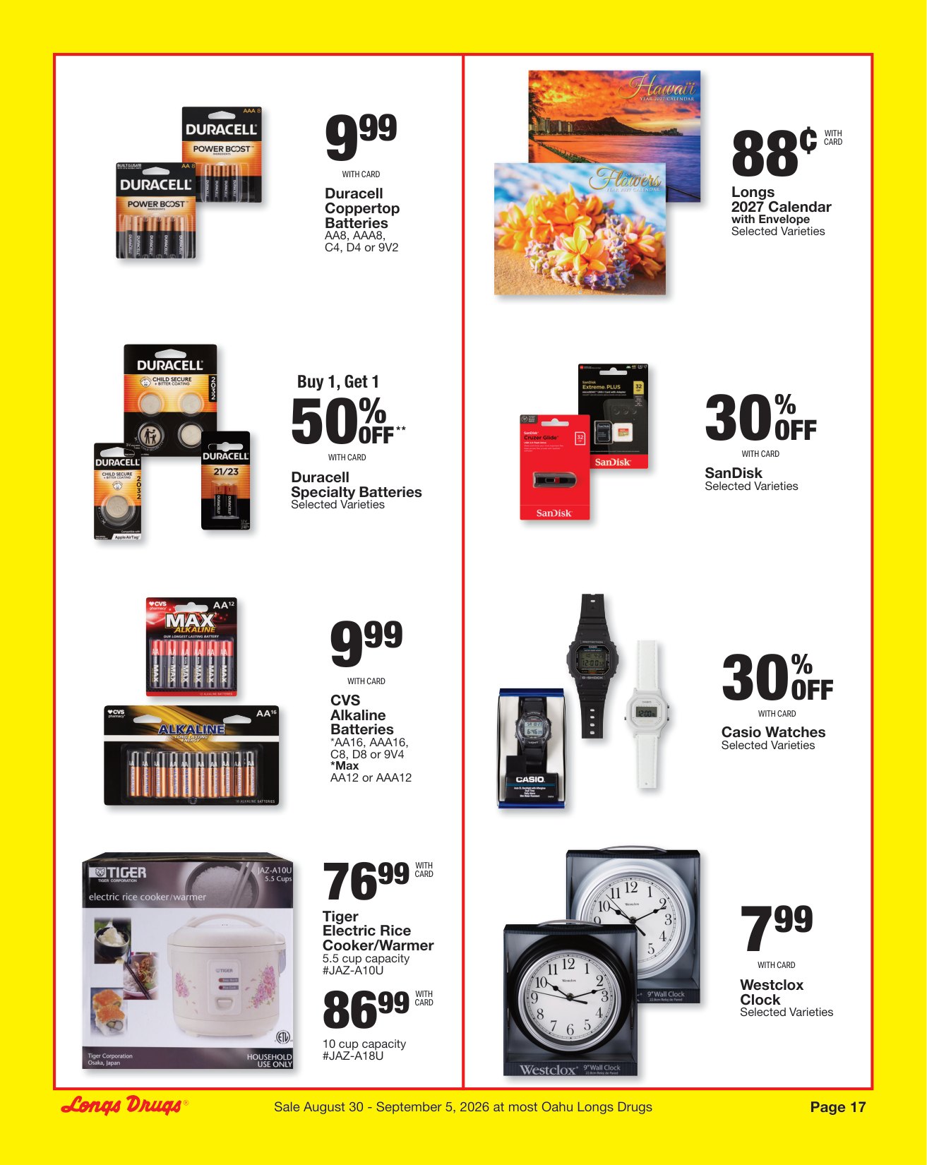 Longs Weekly Ad August 30 - September 5, 2026 - Image 3 Aug 30 - Sep 5