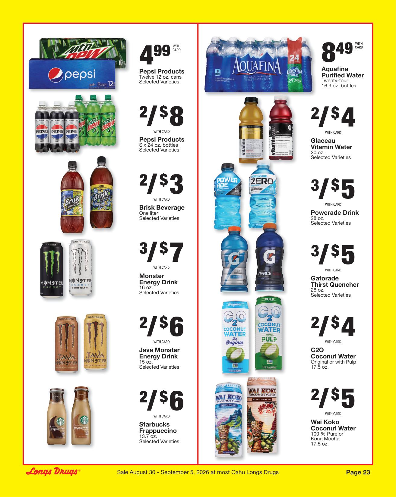 Aug 30 - Sep 5