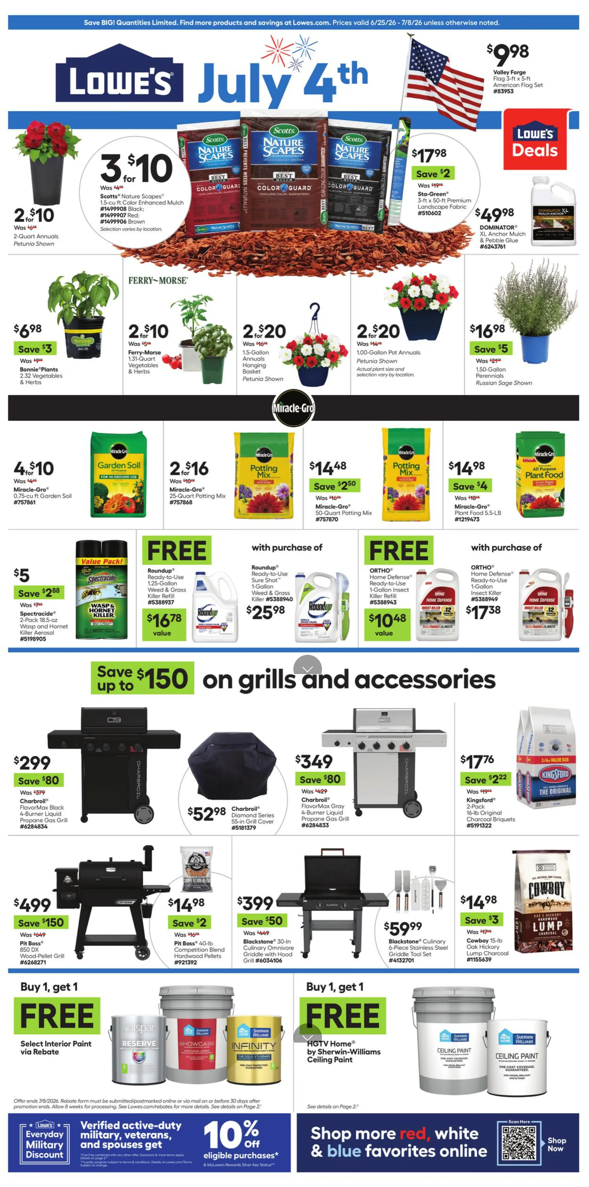 Lowe'S Weekly Ad July 16 - 22, 2026 - Image 1 July 2 – 8