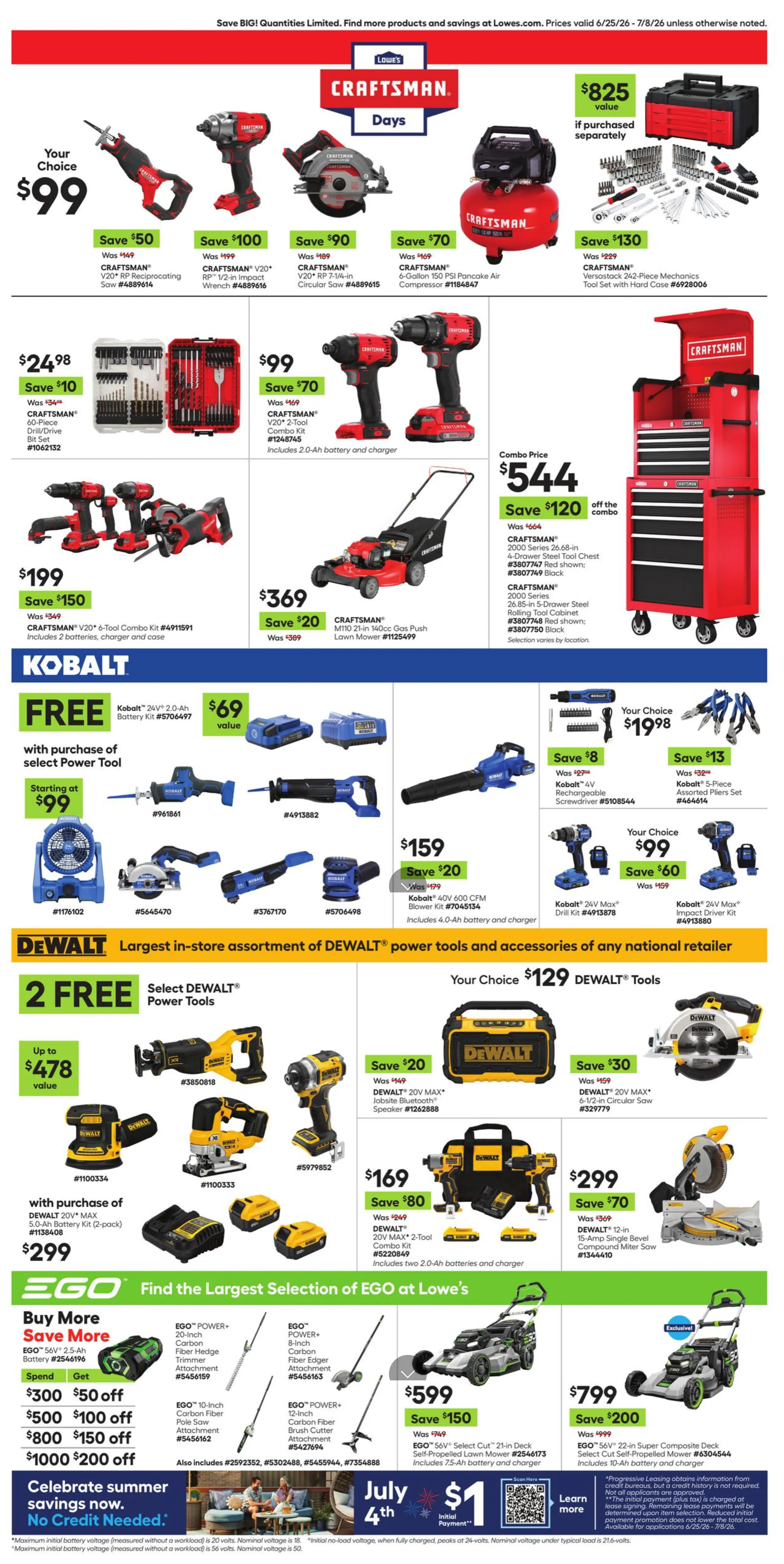 Lowe'S Weekly Ad July 16 - 22, 2026 - Image 1 July 2 – 8